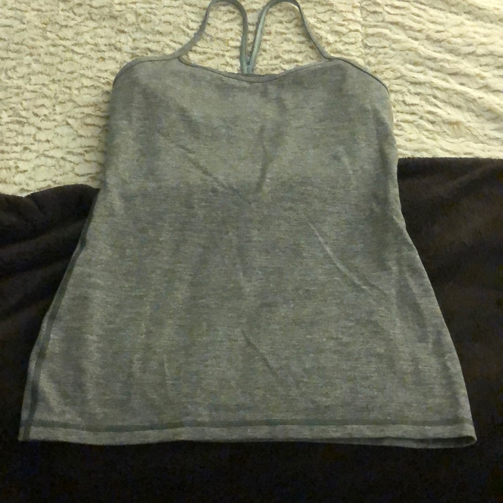 Lululemon Power Y heather grey 8